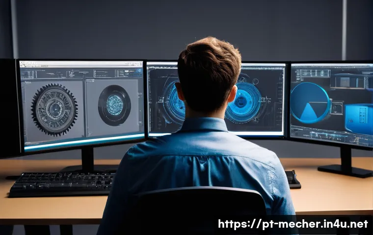 기계설계기사 실기시험 준비 팁 - **Prompt 1: Advanced 3D Mechanical Design and Simulation**
    "A highly detailed, photorealistic im...